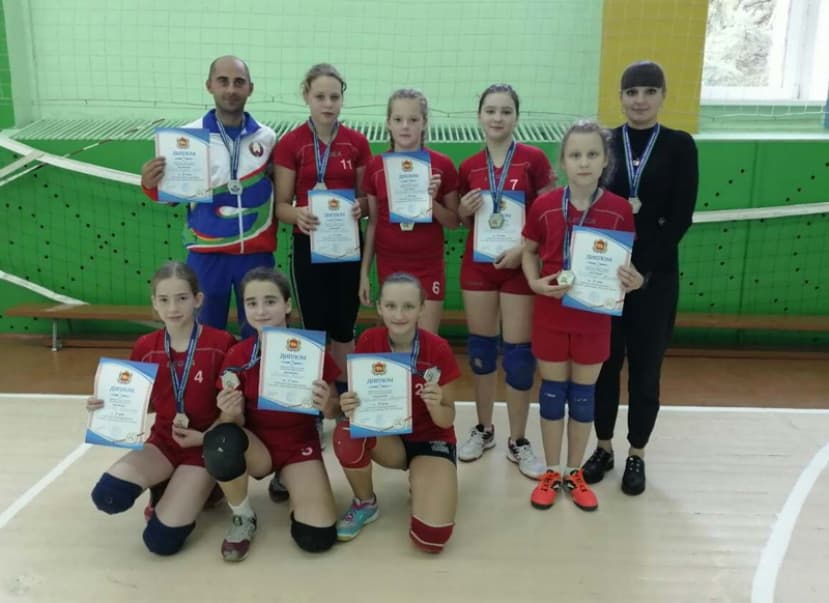 Победы юных волейболисток